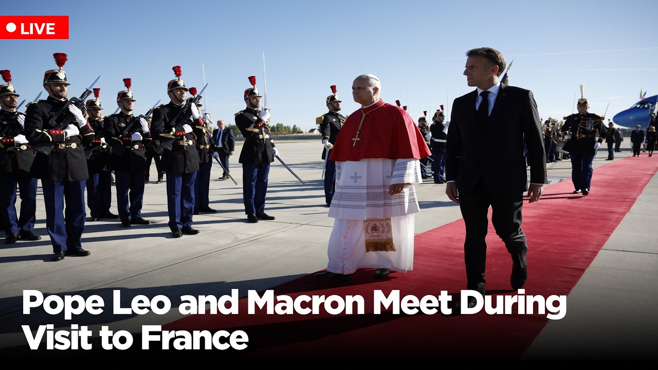 LIVE | Pope Leo Visits Notre-Dame and Meets Macron | AA114