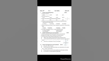 10th Standard | Maths | FA-1 | Model Question Paper 2024-25 | #Maths #FA-1 #questionpaper #Summative