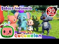 Tarian beku dan tahan  cocomelon  kartun dan lagu anak  moonbug kids indonesia  nursery rhymes
