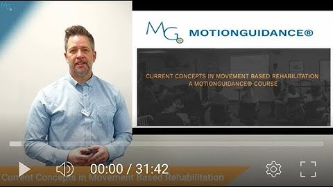 MotionGuidance® Course: Module 1: Introduction & Concepts