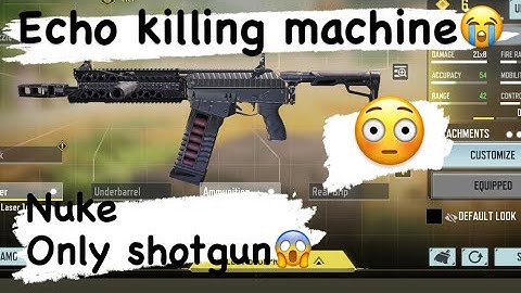 Cod mobile /i got a nuke with this new ECHO shotgun😍