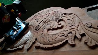 |making wood bed head board|wood working|wood art|wood design|wood carving|UP wood art|