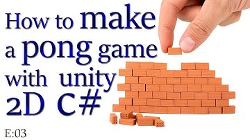 #3 - 2D Game - pong game create in unity c# - Part 3