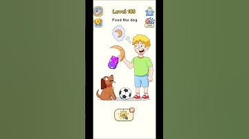 DOP draw one part level 182 Feed the dog 🤣🤣🤣.        #viral #trending #gaming #gameplay