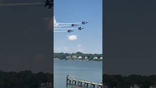 U.S. Navy Blue Angels Diamond Aileron Roll 2026 Annapolis Airshow! #shorts #shortsviral #trending