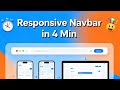 Responsive Navbar Fast Tutorial | HTML CSS #Navbar #HTML #CSS #ResponsiveDesign