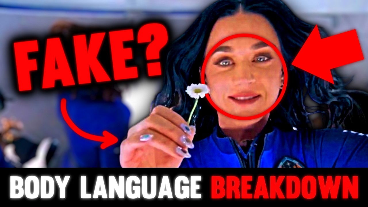 Was Katy Perry's Space Flight FAKE? | Body Language EXPERT Reacts - YouTube