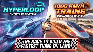 Hyperloop vs 1000 km/h Trains: The Race to Build the Fastest Thing on Land!