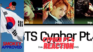 BTS (Rap Line) - BTS Cypher pt.4 (Color Coded Lyrics/Han/Rom/Eng) [Reaction]