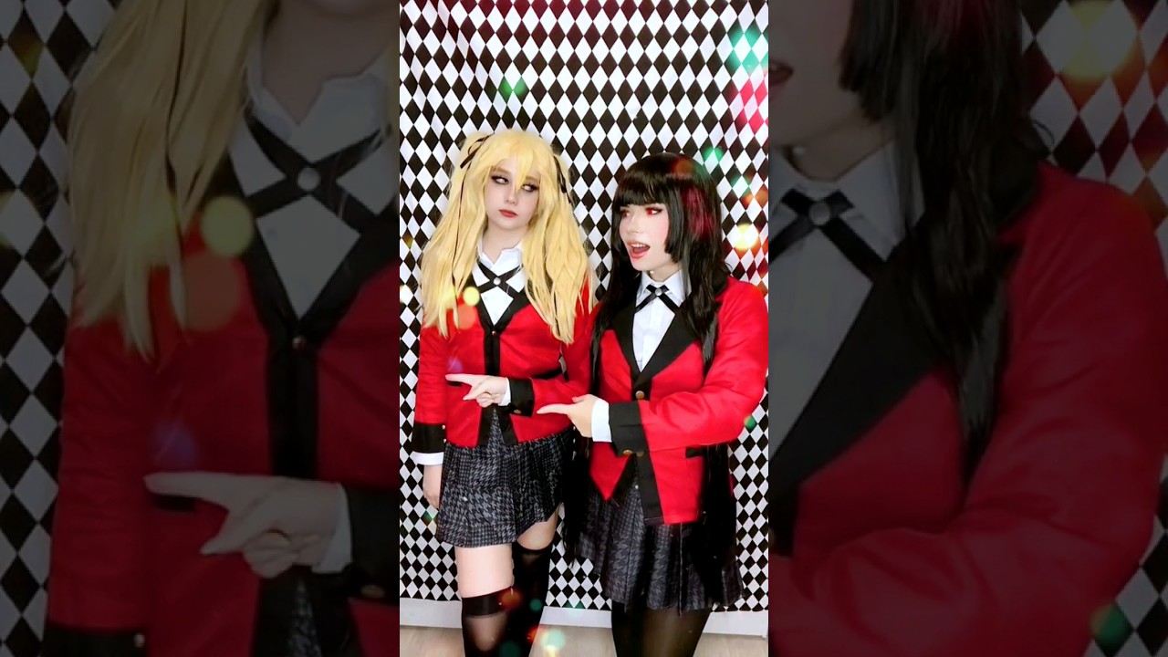 I say disco you say party | Mary Saotome and Yumeko Jabami @nikkihatsunecosplay#cosplay | Kakegurui