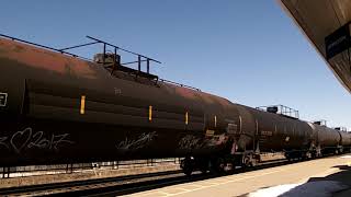 DEVIL'S COUNT ! CN 435 w/ CN Engines 5704, 2303 & 2520 lead this monster 666 axle, WB Mixed/Autorack Profile