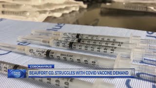 Beaufort County health officials struggling to fill COVID-19 vaccine demand