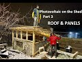 Photovoltaic on the shed part 3 roof  panels