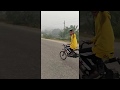 My friend riding my homemade e bike|| His amazing reactions 💯