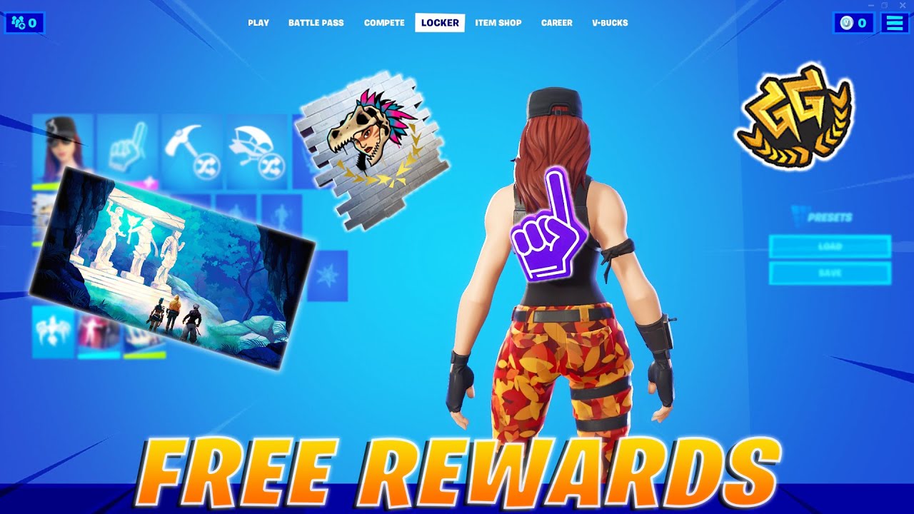 Free Fortnite Items on X: □ 3 Emoticons, 1 Spray Register in the