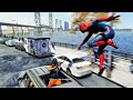 Spider Man & Miles Morales - Epic Car Chase & Finishing Moves Gameplay Montage