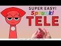 TELE Sprunki toy DIY from air-dry clay! #sprunki #clayart