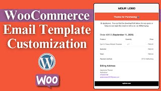 Celebrity WooCommerce Email Template Customization With Free Plugin Profile