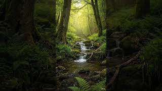 Forest Stream Meditation 🕊️ Calm Water Sounds & Birds Singing