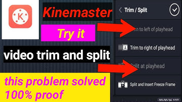 #kinemaster #videotrim #videocut How to Solve Video Trim Problem on Kinemaster in Hindi. kinemaster
