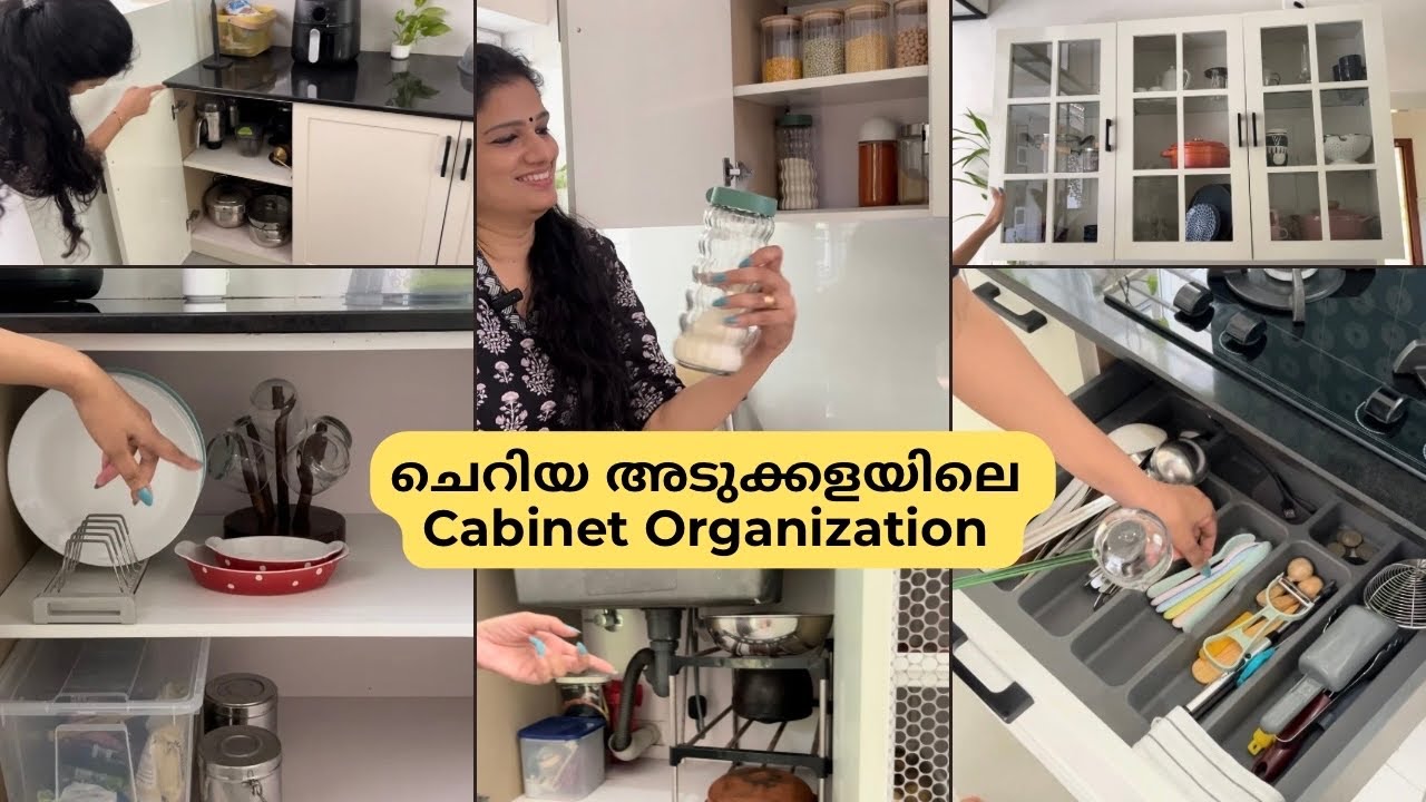 Простая организация кухонных шкафов ⭐️💫 | Организация на маленькой кухне без кладовой