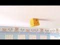 СЫР ПРИЛИП К ПОТОЛКУ!!! Cheese got stuck to the ceiling!!!