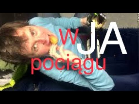 Gurgie sam w pociągu (przedziale)