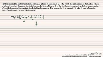 Equilibrium Constant Effect on Conversion (Review)