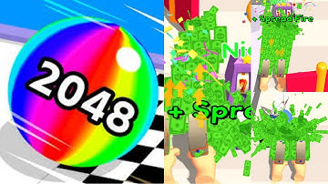 Ball Run 2048 vs MoneyGun Run - All Levels Android,ios Gameplay Mobile P9