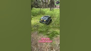 Radio controlled caterpillar mowing robot China manufacturer factory distributor#lawnmower #mower
