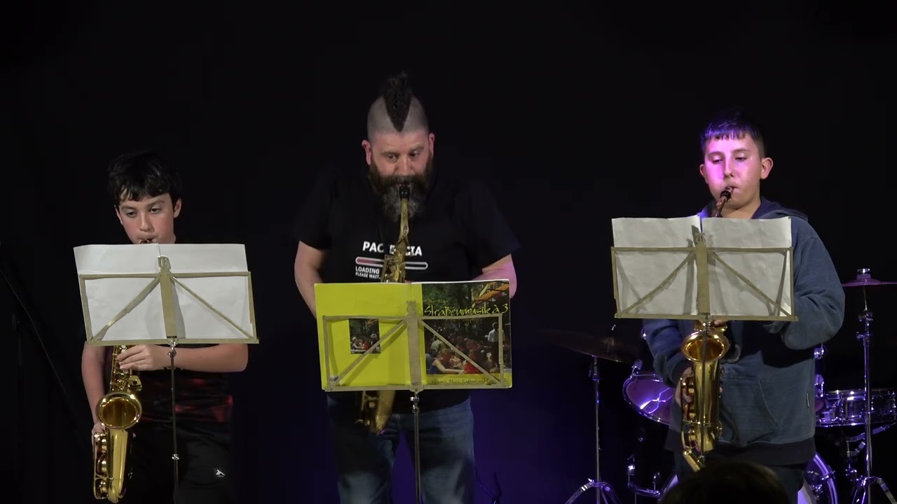 Saxofón de la Escuela de Música de Ansoáin - Antsoaingo Musika Eskolako Saxofoia