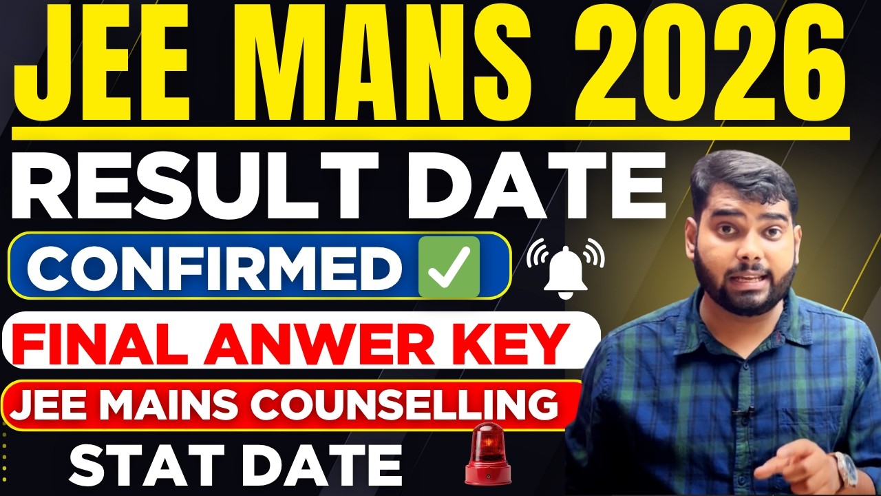 JEE Mains Result Date & Link Latest Update🚨 | Jee Mains Result 2026 ...