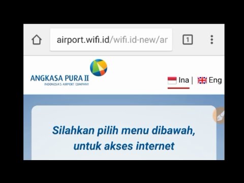 cara konek wifi Bandara / Hotel