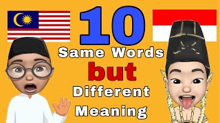 Malaysia VS Indonesia - 10 Same Words but Different Meaning