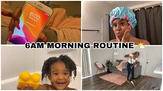 6AM MORNING ROUTINE SINGLE MOM WITH A TODDLER ☀️