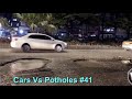 Cars Vs TRIPLE Potholes #41 | 3 Massive Potholes in a row