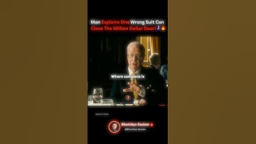 Man Explains One Wrong Suit Can Close The Million Dollar Door! 👔🤑🔥#rich #money #usa #podcast #shorts