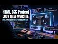 Build a Lucy Gray Poem Website with HTML and CSS 🌿 | Full Responsive Design