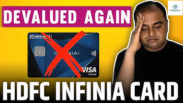 HDFC Infinia Credit Card Devaluation
