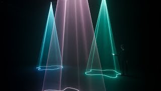 Audiovisual installation translates emotions into beams of light