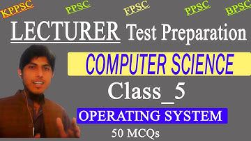 KPPSC Lecturer Computer Science Test Preparation C_5 | Operating System MCQs for exams | InfoUstaad