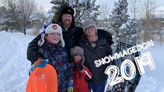 WE WENT SLEDDING!