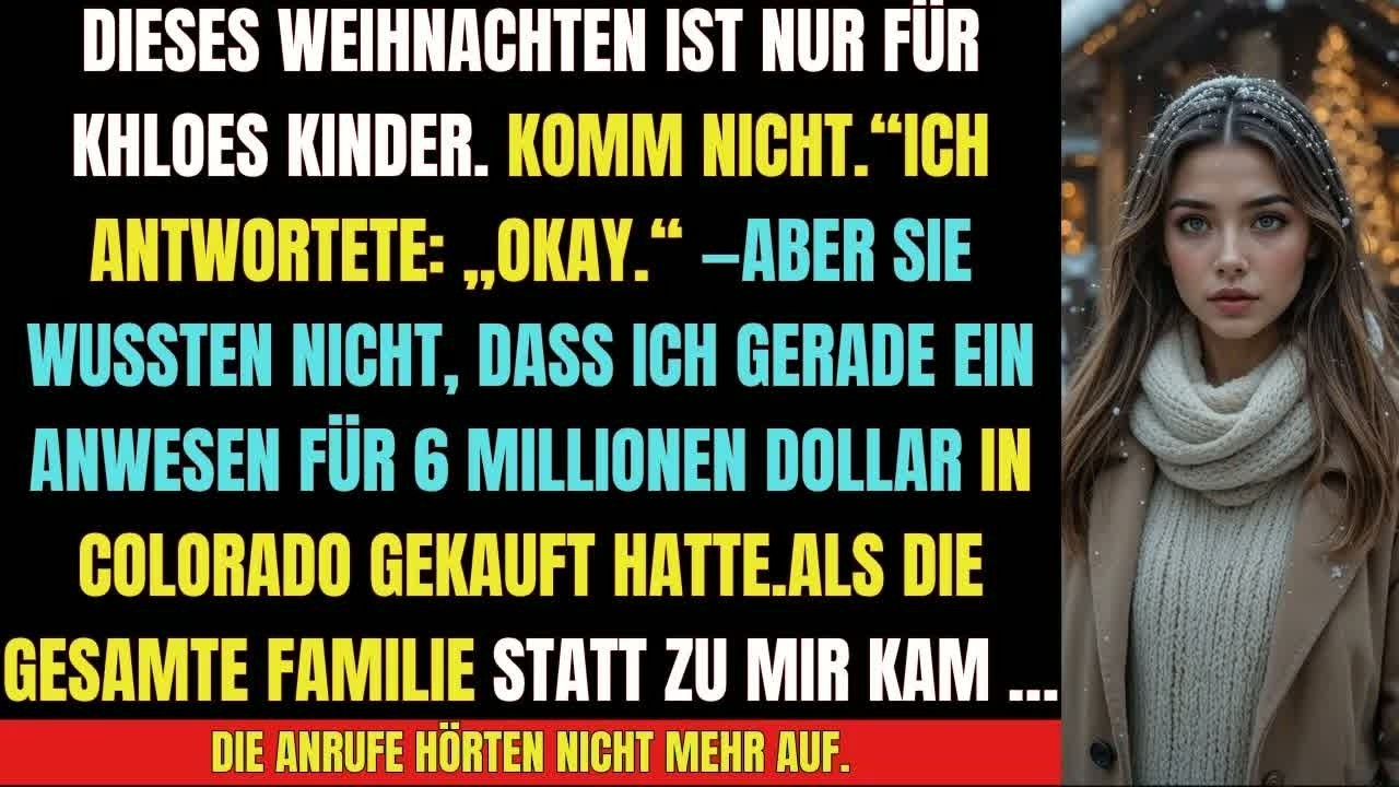 ➡️ „Sie wurde zu Weihnachten ausgeladen… also kaufte sie ein 6 Millionen Dollar Anwesen!“