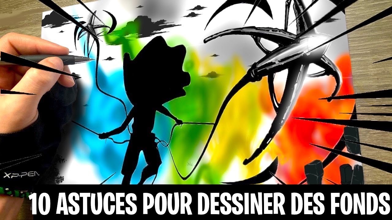 10 ASTUCES DE DESSIN POUR LES FONDS ! (Composition, Couleur, Style