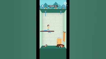 rescue cut rope puzzle stage 76| rescue cut rope puzzle game for android and iOS #shorts