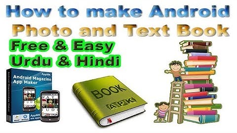 How to make android book app with pic 2017 2018 urdu & hindi