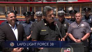 LAFD Light Force 38 Returns to Wilmington