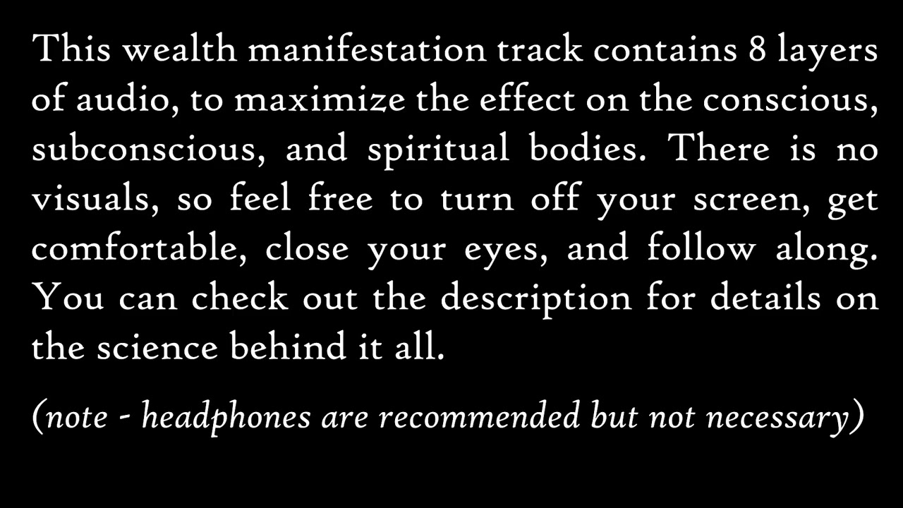888 | Manifest Wealth in One Listen | 8 layers of audio - guided meditation