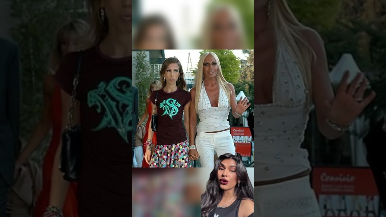 Donatella Versace's daughter inherits 50 %  of the company stakes at 11 🫨