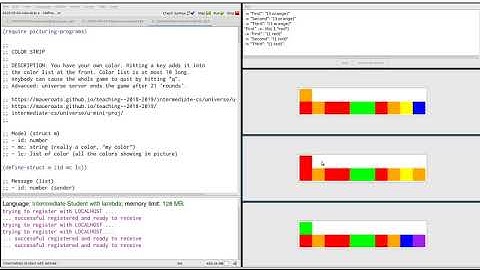 Racket: Color Strip Demo
